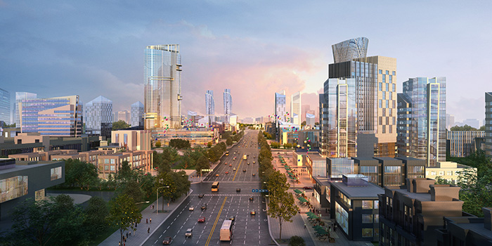 邵陽市邵陽西出入口(中山路)沿線用地城市設計